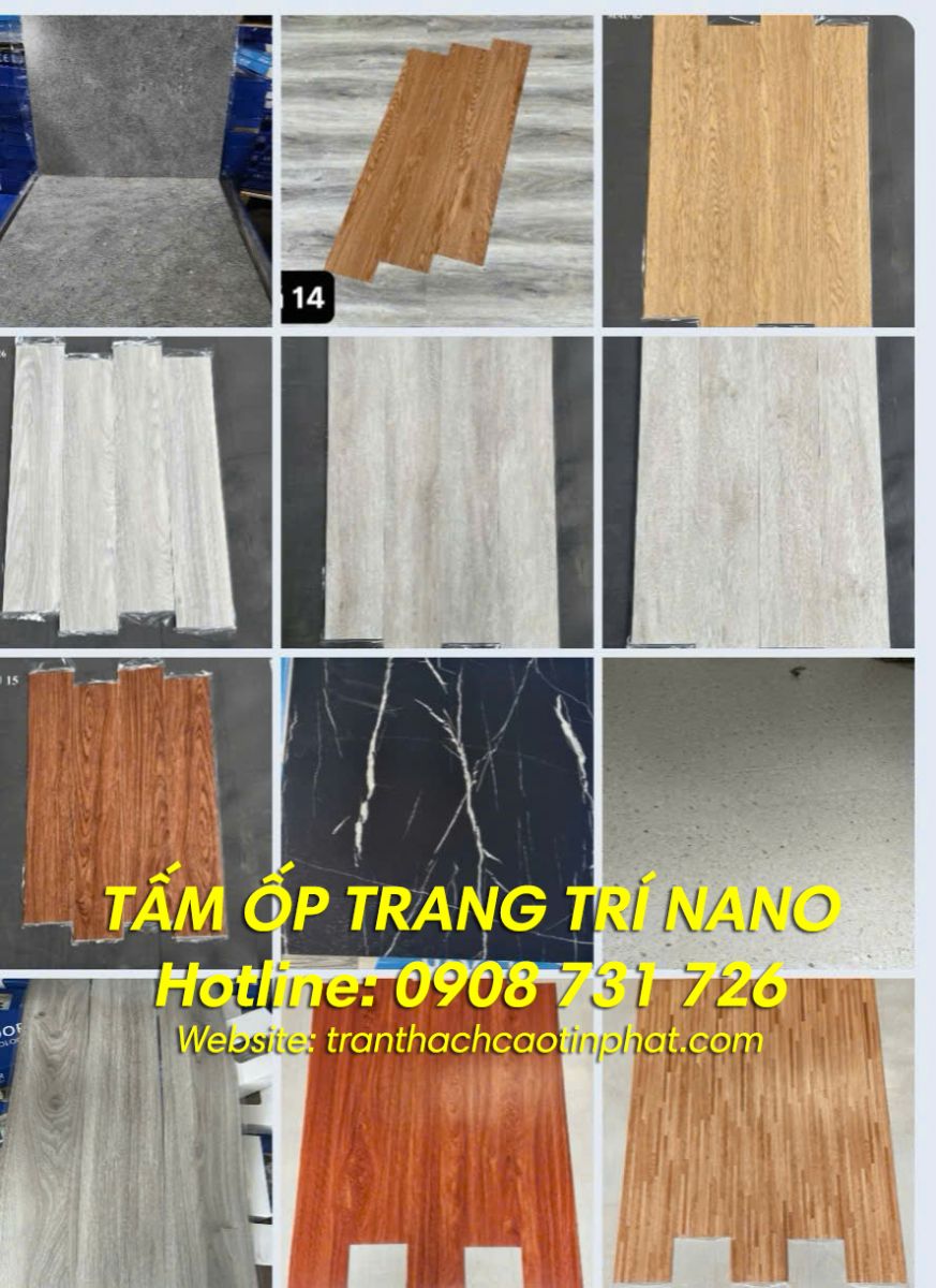Những lưu ý khi mua tấm Nano giả gỗ