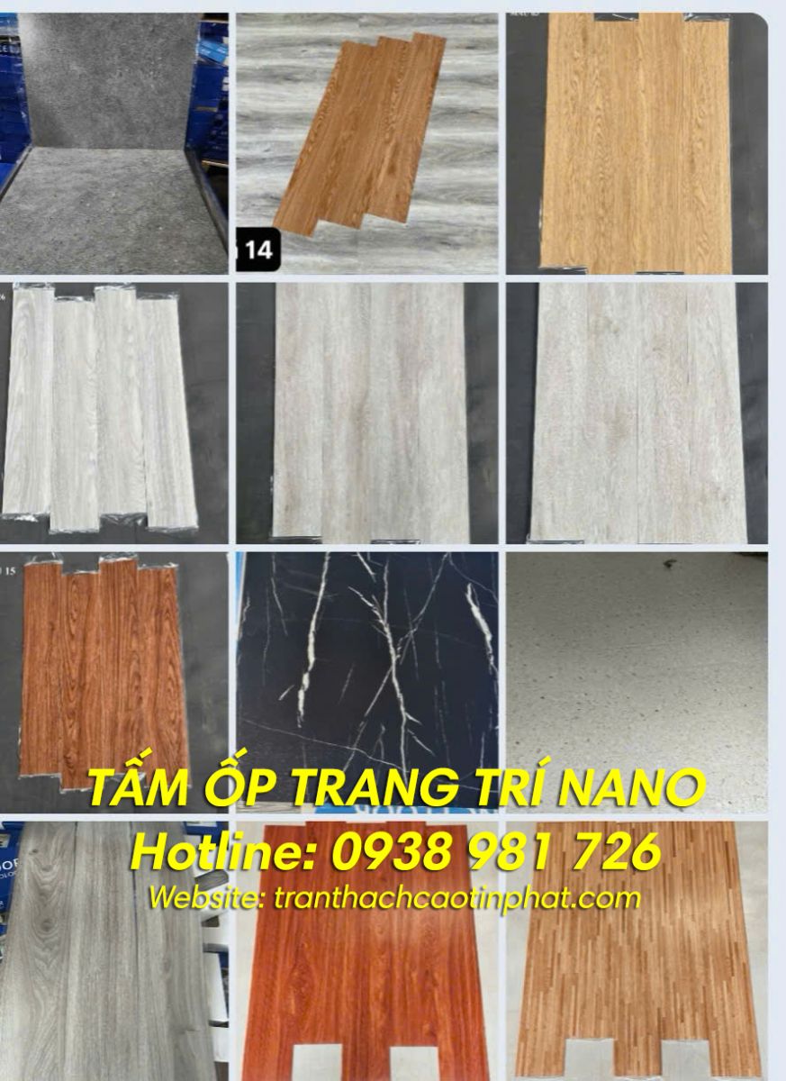 Những lưu ý khi mua tấm Nano giả gỗ