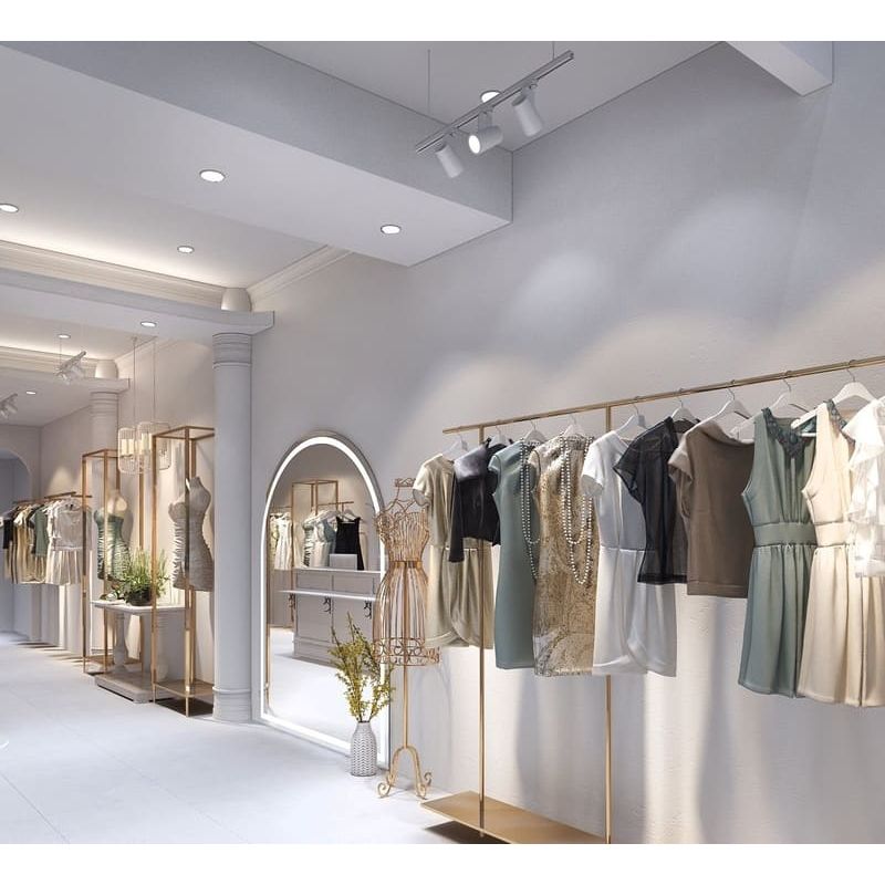Tại sao nên thi công trần thạch cao shop quần áo?