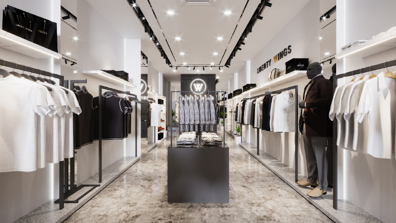 Tín Phát chuyên thi công trần thạch cao shop quần áo uy tín