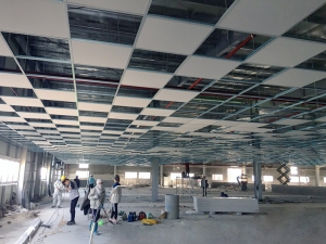 Dịch vụ thi công trần thạch cao nhà xưởng chuyên nghiệp